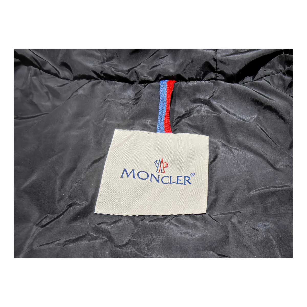 Moncler Four-Pocket Belted Fur-Trim Down Puffer Jacket - Black