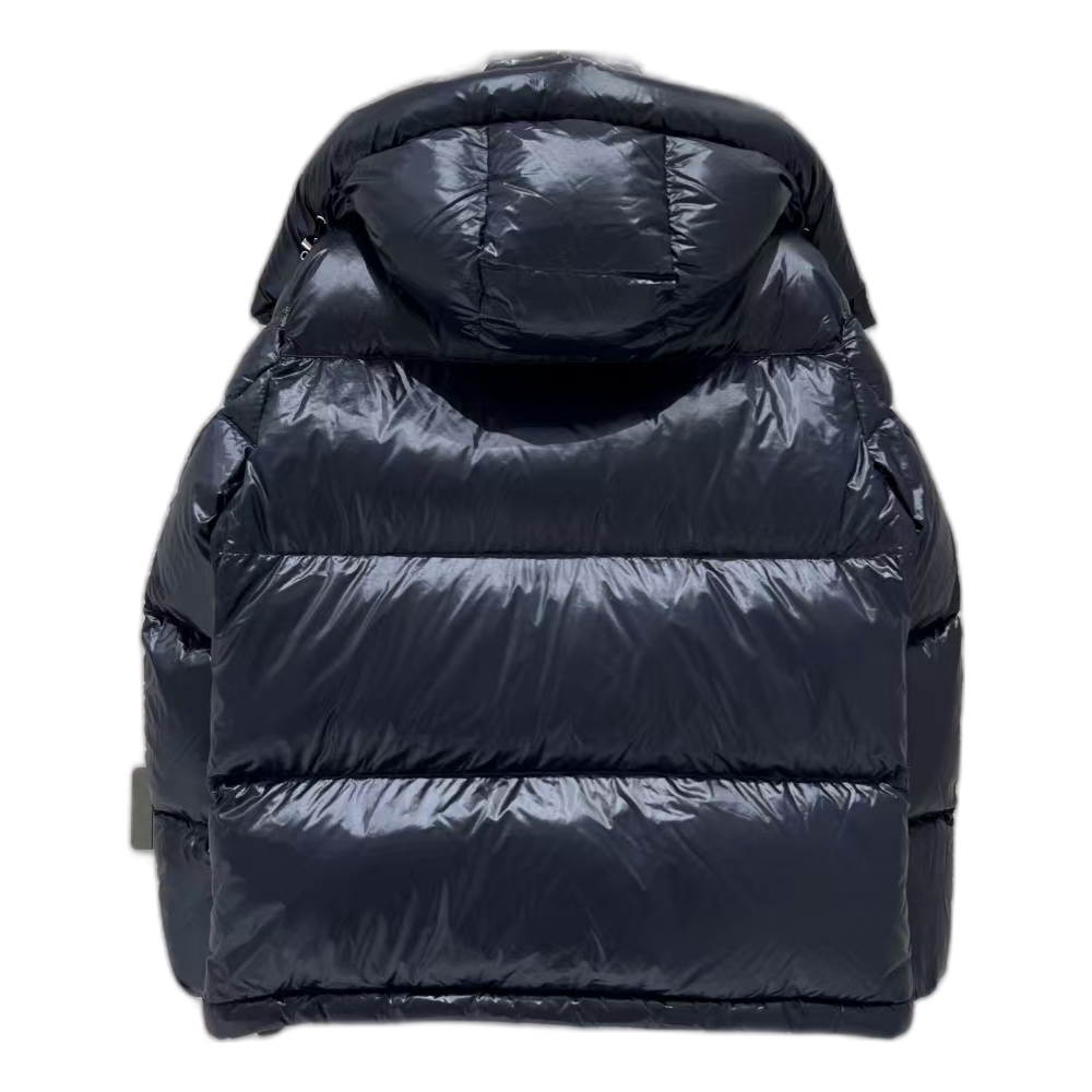 Moncler Montbeliard Hooded Down Puffer Jacket in Navy