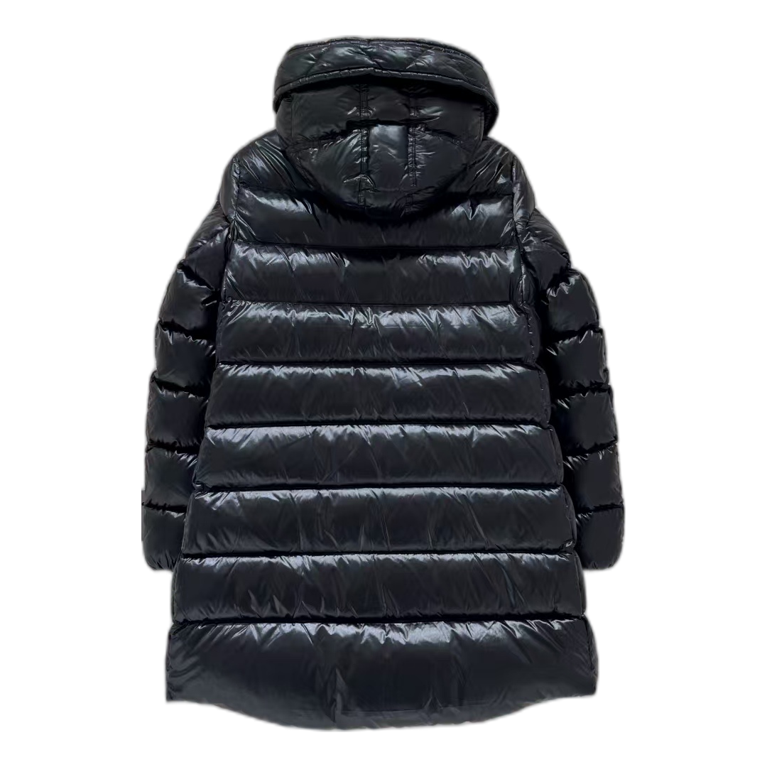 Moncler Suyen Down Puffer Coat with Hood - Black