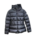 Moncler Fitted Down Puffer Jacket with Drawstring Hood