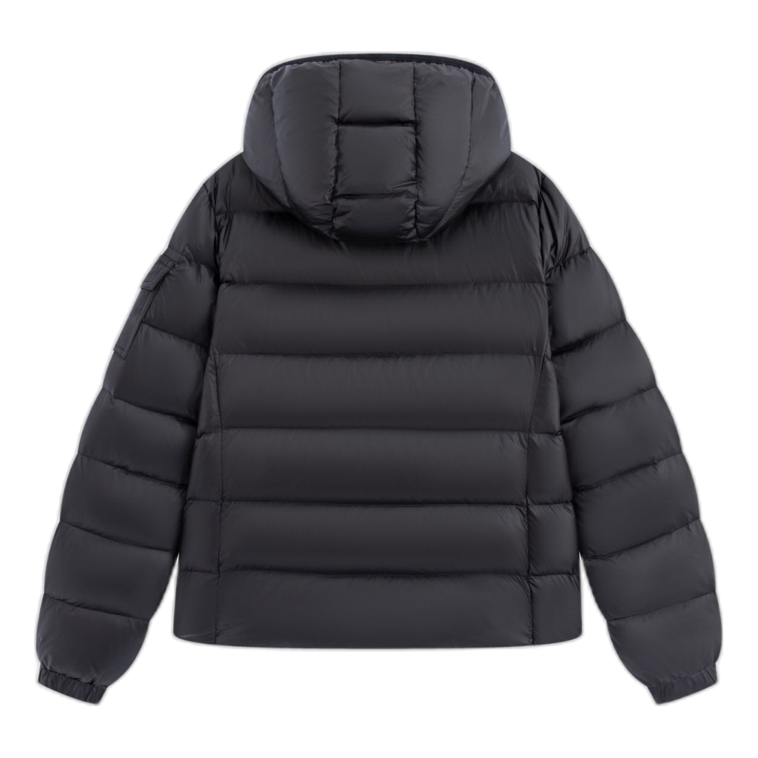 Moncler Gles Fitted Hooded Down Puffer Jacket