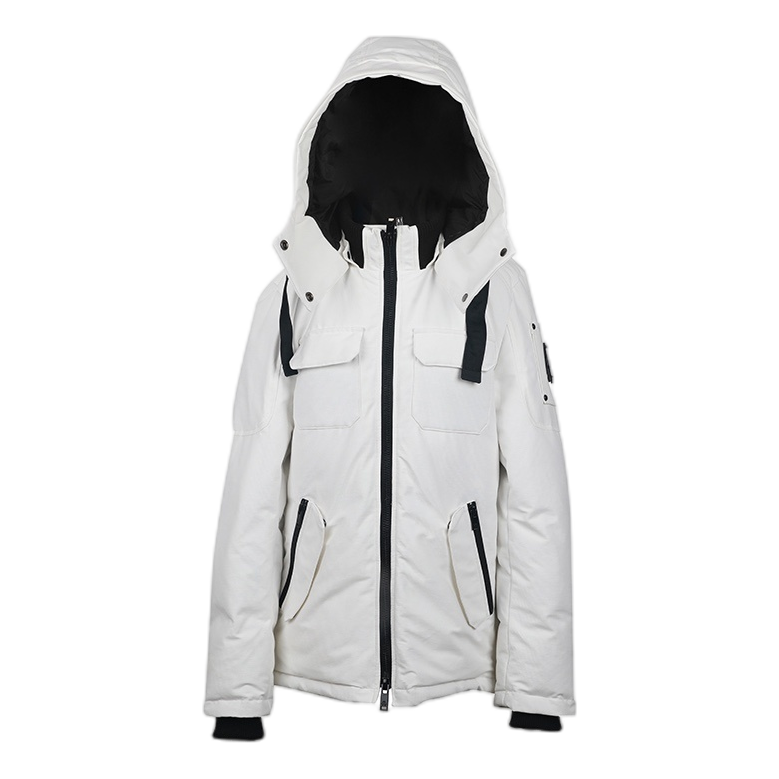 Moose Knuckles Contrast-Pocket Hooded Down Parka