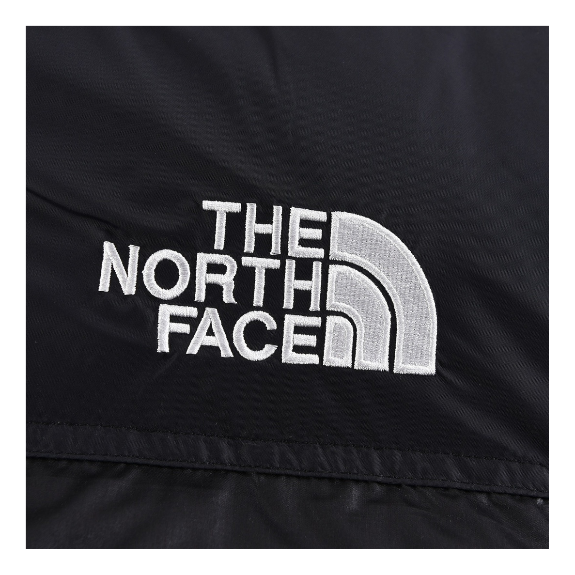 The North Face Two-Tone Puffer Jacket with Stand Collar
