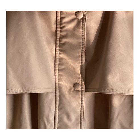 Prada Belted Faux Fur-Trim Hooded Coat - Blush Beige